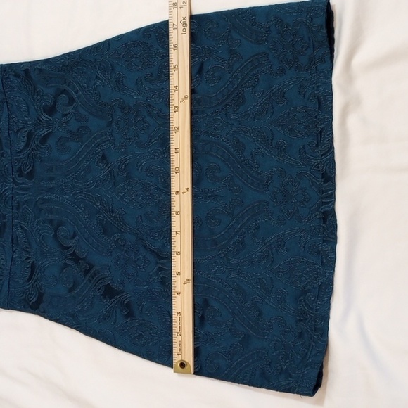 Free People Womens Mini Dress Sz 2 Karla Embroidered Sleeveless Jacquard Party - Picture 7 of 11